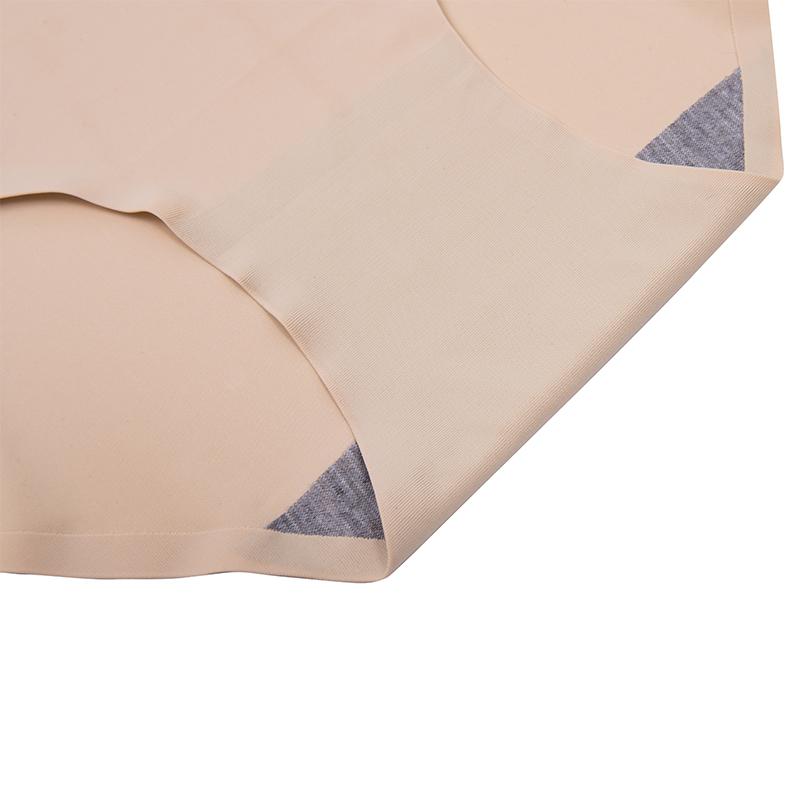 CINOON Majtki bezszwowe Oddychające majtki z lodowego jedwabiu Comfort Intimates Figi z niskim stanem 10 kolorów majtek