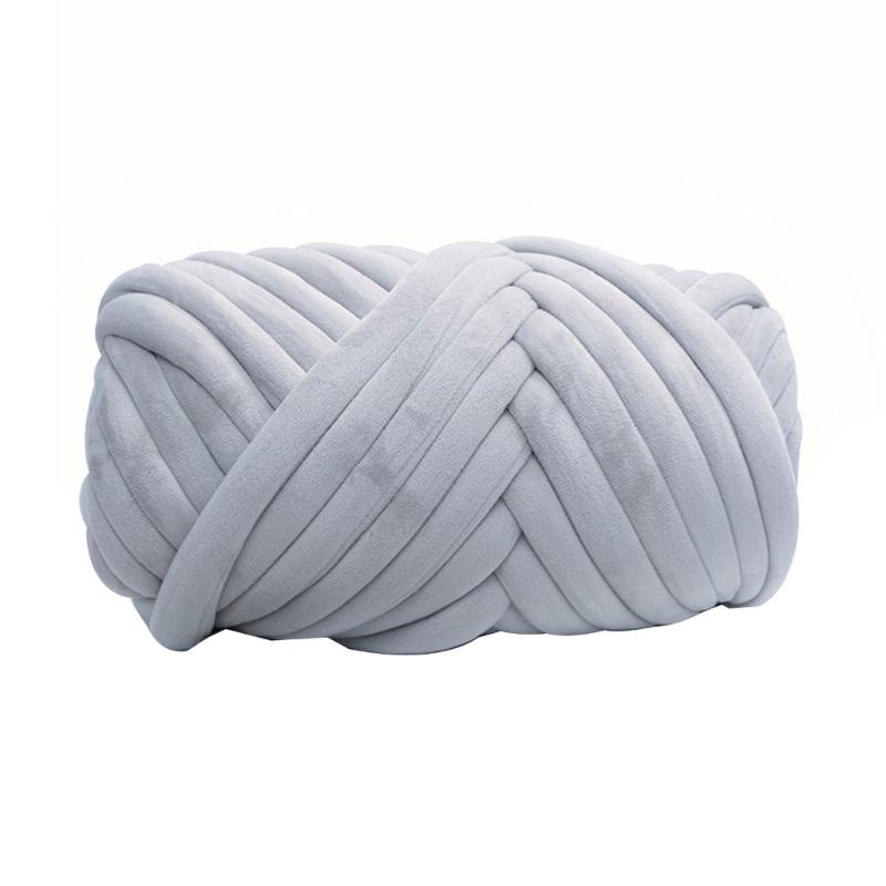 Ață de bumbac cu împletitură de cristal, fire groase și tubulare pentru pături și perne