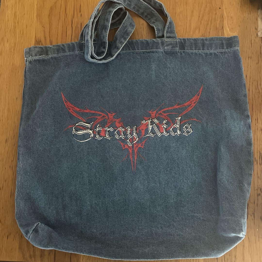 

[USED] Stray Kids American North American merchandise denim tote bag