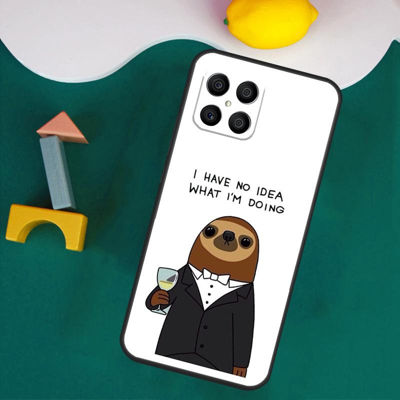 

Sloth Animal Cute Case For Honor Magic 7 Lite 5 6 Honor 200 Pro 50 70 90 Lite X9a X8a X8 X9 X8b X9c X9b Cover Honor X6a