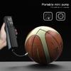 Portable Mini Car Air Pump For Wireless Tire Inflation With Built-in Led Light And Usb Charging