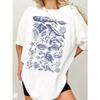 Retro Marine Life T Shirt Summer New Style Unisex Casual Fashion Harajuku Style T Shirt