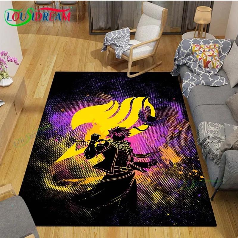 Fashion Popular Cartoon A-Fairy Tail Printed  Carpet Living Room Anti-Skid Area Rug Kids Bedroom Mats Yoga Mat Carpet Decor Gift