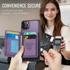 Für iPhone 11 Pro Max Magnetische Hülle CASEME ME80 Serie Leder PC TPU Handyhülle mit Abnehmbarem Portemonnaie