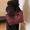Vielseitige große Tasche für Damen, hochwertige, luxuriöse, vielseitige Tasche, große Kapazität, solide Umhängetasche