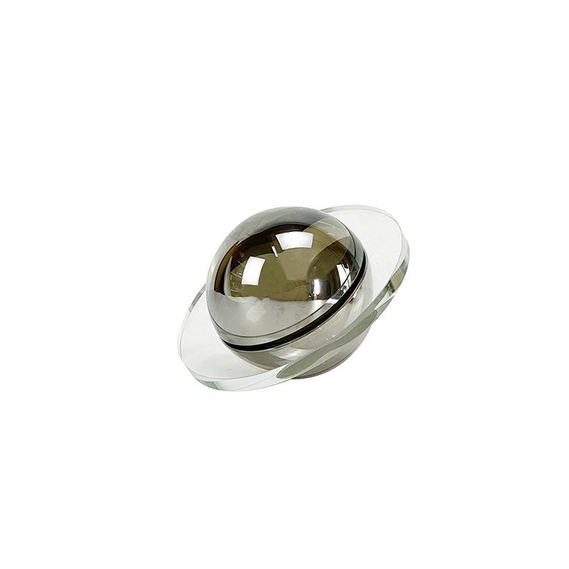 Simple Modern Silver Gold Crystal Decorative Ball Ornaments Creative Paper Weight Study Room Model Room Desktop Decoration