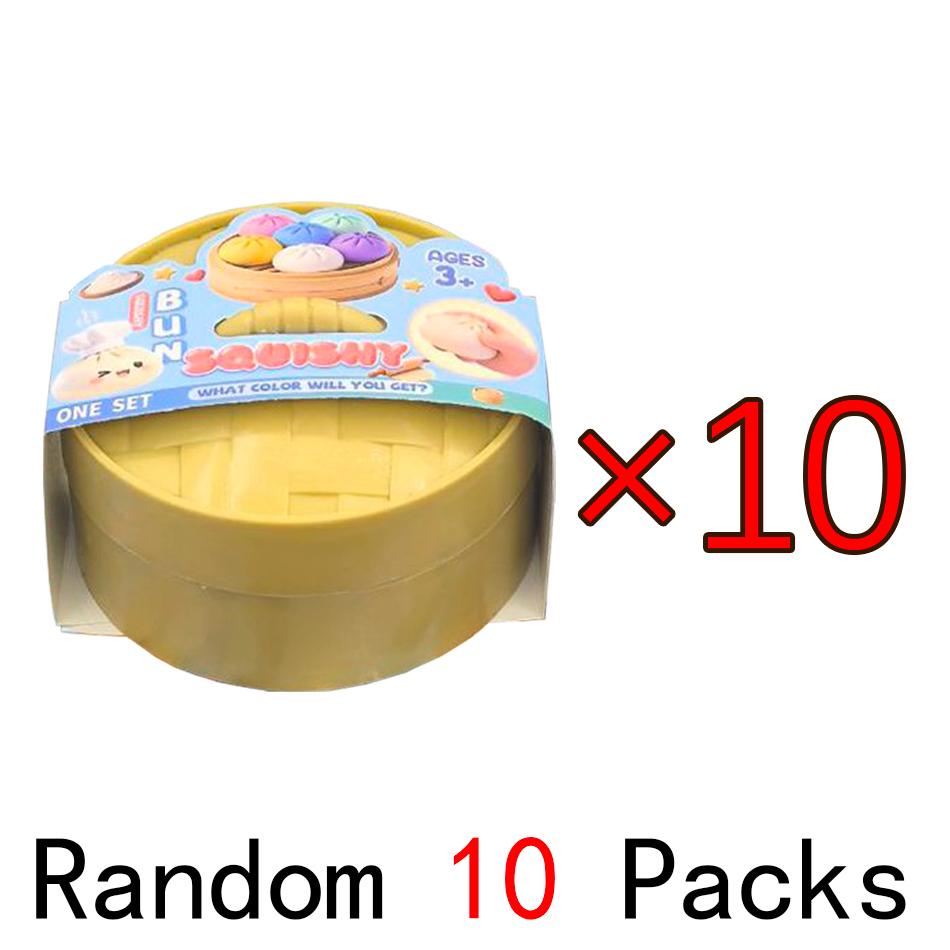 Colorful Dumpling Squishes Stress Balls Reusable Low Rebound Decompression Toys Home Decoration Friend Unique Birthday Gift