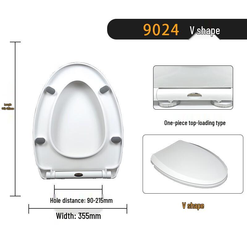 Xuanyong Thickened Soft-Close Toilet Seat