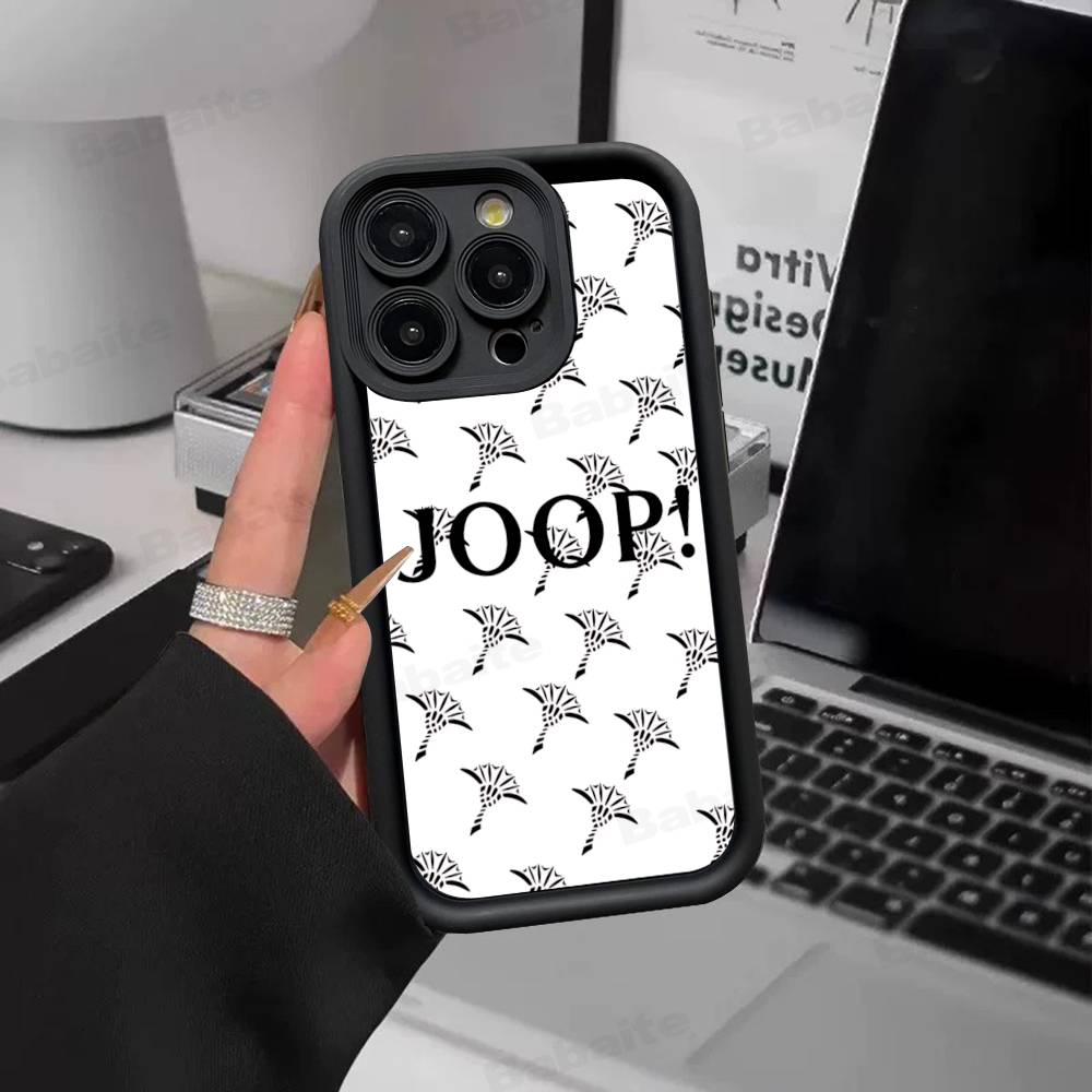 

High End Fashion Brand J-Joops Logo TPU Phone Cover For Iphone 17 16 15 14 13 12 11 Pro Max Plus Case Cover iPhone 17pro max