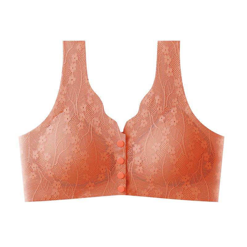 Nahtloser Stütz-BH mit Frontverschluss und ohne Bügel für Frauen mittleren und höheren Alters