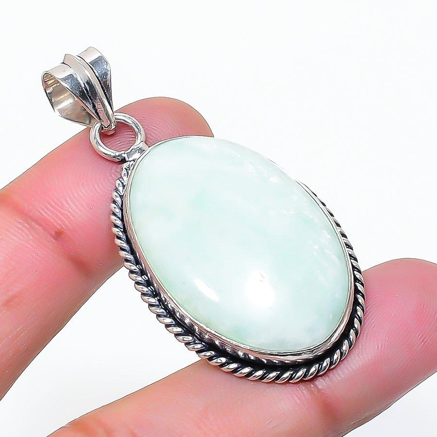 Natural Hememorphite Gemstone Handmade 925 Sterling Silver Pendant 1.89  AP-15300