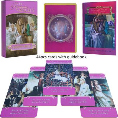 Romance Angels Orakelkartendeck mit Anleitungsheft für Anfänger, einzigartiges Tarotdeck