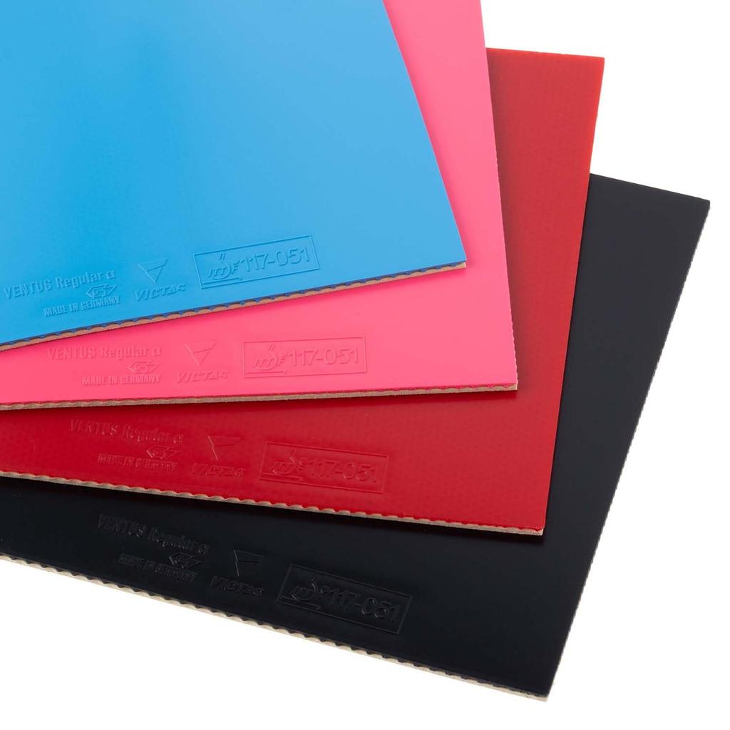 Victas Table Tennis Rubber VENTUS Regular Regular Inverted Black 200090 (VICTAS) (Ventus Alpha) (0020) 2.0