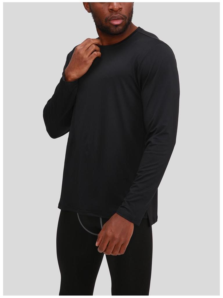 Men's Quick-Dry Long-Sleeve Sports T-shirt for Basketball and Running