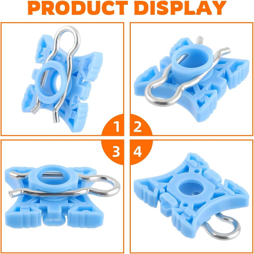3509416 Window Regulators Sliding Pivot, 10PCS Sliding Jaw Window Regulator with Clips Fit for Volvo 740 960 S60 S80 S90 XC70 XC90