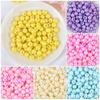 Acrylic Solid Color Round Beads for DIY Jewelry Bracelet Making