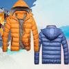 Winter Men Padded Jacket Fashion Cotton Thermal Thick Parkas Male Casual Outwear Windbreaker Hoodies Coats Warm Clothing