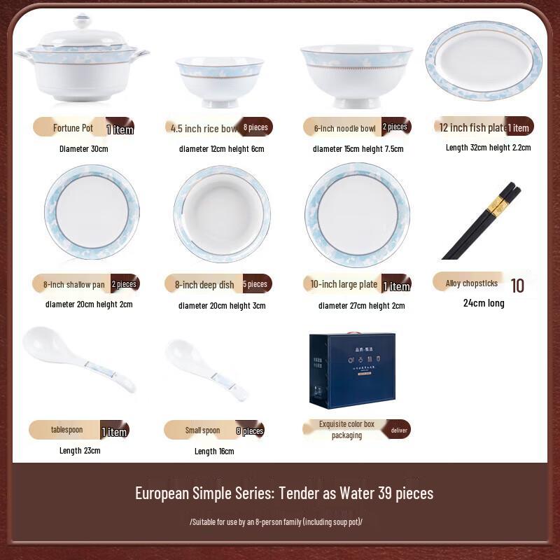Moderanka Creamy Style Ceramic Dinnerware Set