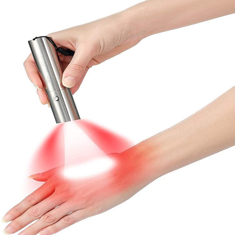 Portable Infrared Therapy Lamp Flashlight with 3 To 5 Red Light Options