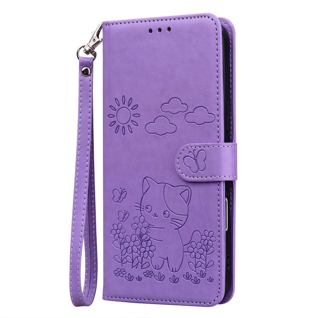 Faux Leather Wallet Flip Phone Case For Infinix Smart 10 9 8 Pro Hot 50i 40i Tecno Spark Go 2 Card Holder Back Cover With Lanyard