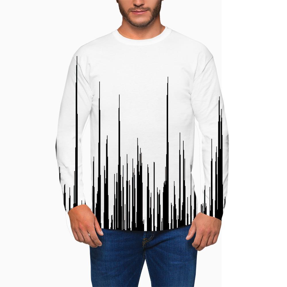 Autumn Fashion Men's T-shirt 3D Print Graphic T Shirts Street Trend Hip Hop New Men's Clothing Long Sleeve Round Neck Y2K tops