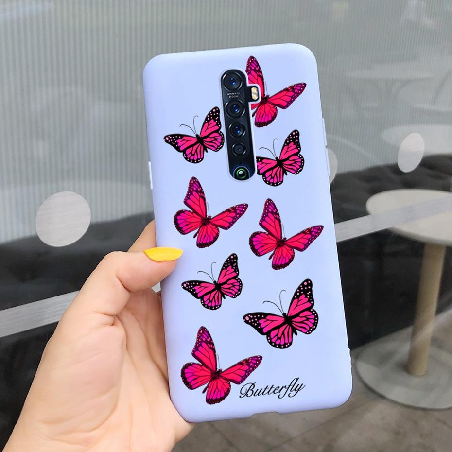 Cute Printed Phone Case For OPPO Reno2 Case Liquid Silicone Soft TPU Back Cover For Oppo Reno2 F / Z Reno 2 2F 2Z Cases Bumper