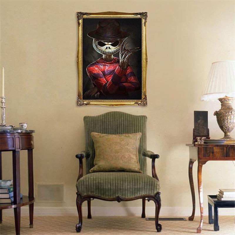 DIY Diamond Painting Halloween Cross Stitch Kit Mosaic Art Diamond Painting Full Circle/Square Diamond Home Decoration