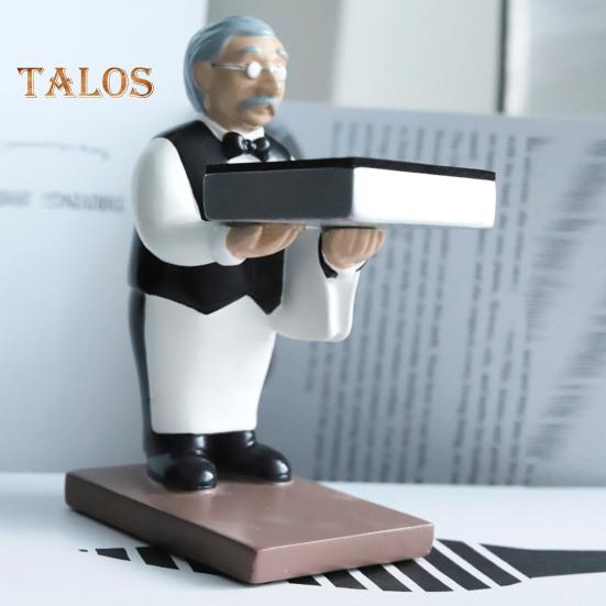 Old Butler Watch Stand Jewelry Shop Watch Display Holder Elderly Man Simulation Model Smooth Surface Watch Organizer Home Office Desktop Ornament
