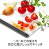 OXO Cutting Board Resin L Size 26.437.5cm Dishwasher Safe Bleach Non-Slip Moisture-Catching Groove Double-Sided NY Origin Universal Design