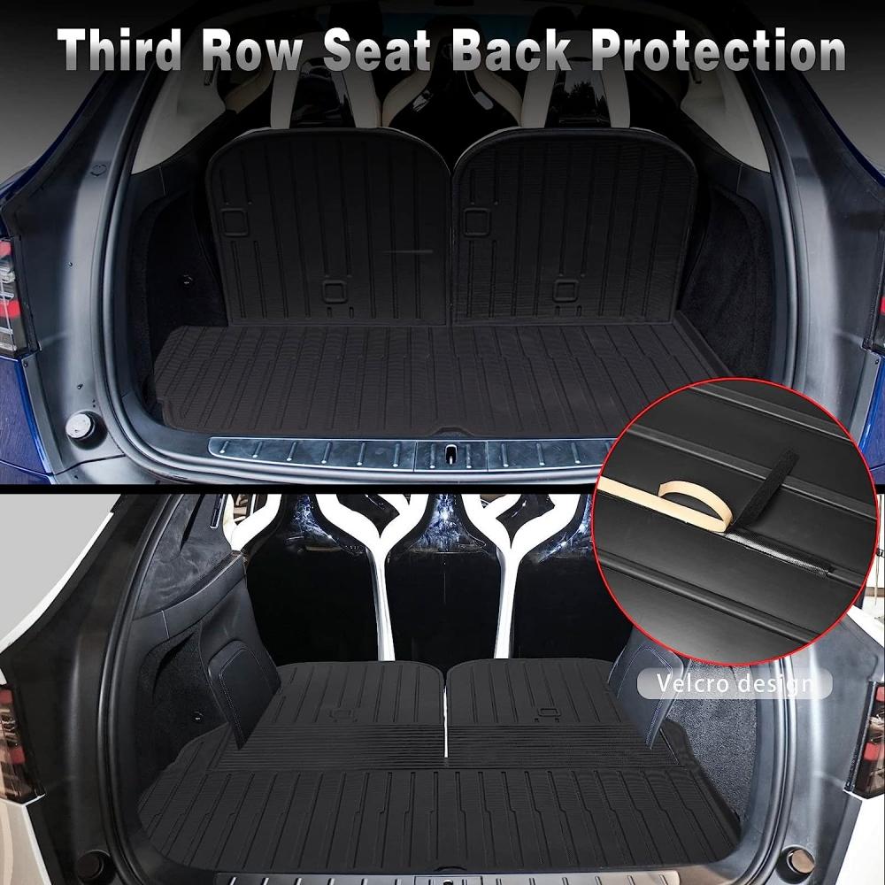 For Tesla Model X Floor Mat 2025 2025 2025 2025 Model X 3D All Weather Full Set Floor Liner Interior Accessories Left Hand Drive