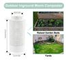 Kit de Composteira de Minhocário Subterrâneo para Canteiros de Flores Cultivados em Casa Sistema Ecológico para Decomposição de Resíduos Orgânicos de Jardim