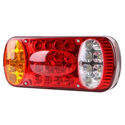 Fanale posteriore per autocarro, luci posteriori di stop e freni, indicatori di segnale per rimorchio, camion, impermeabile, 12 V, 1 pezzo, 32 LED, luci posteriori