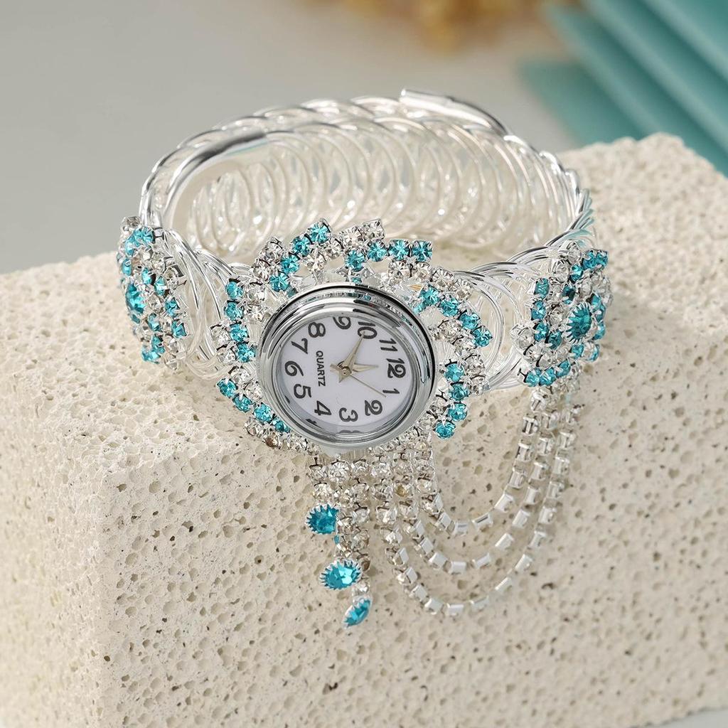 Korean Style Women's High-End Quartz Watch with Silicone Strap - Classic & Stylish Design