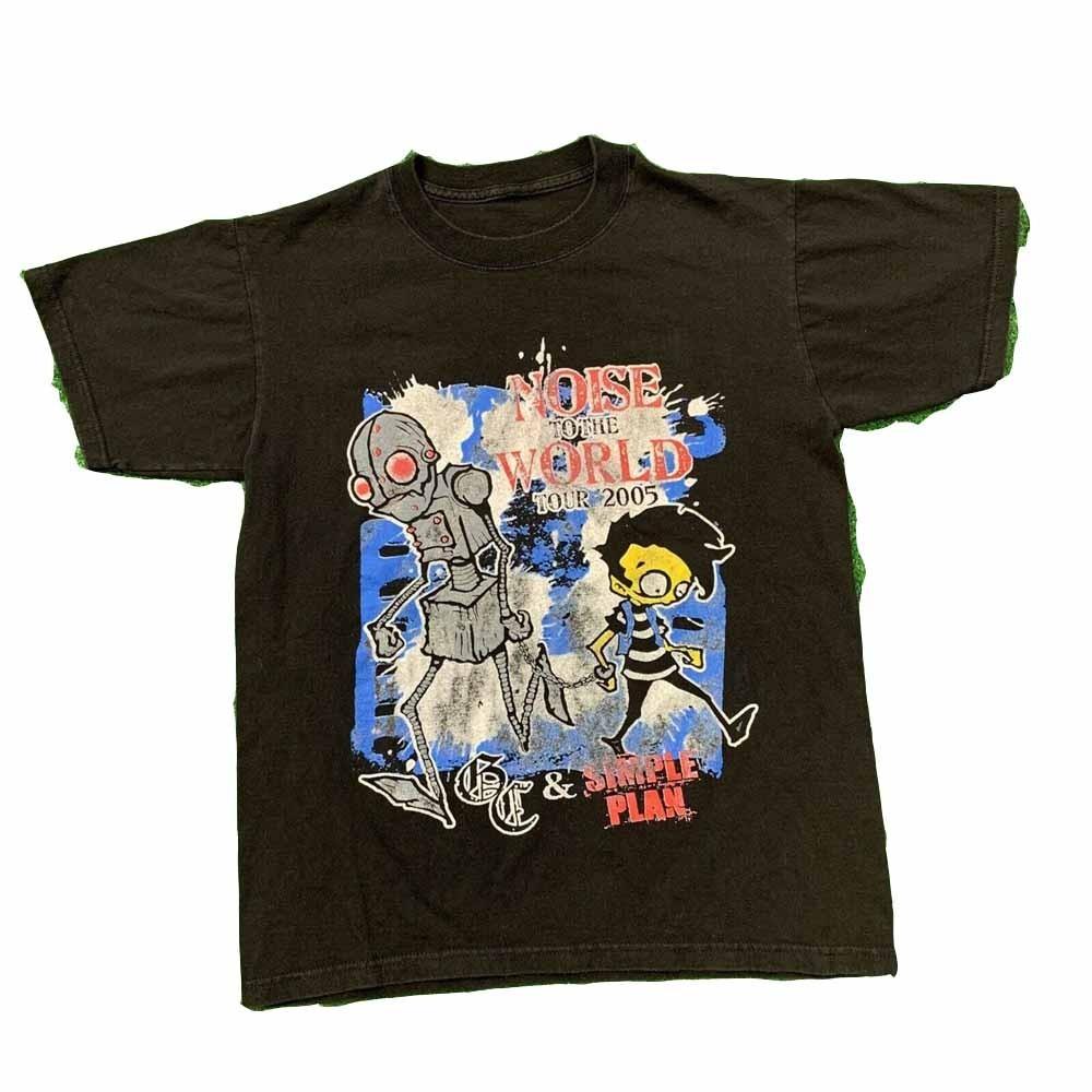 2005 Good Charlotte Simple Plan Shirt Classic Black Unisex S-234XL 1R271 L
