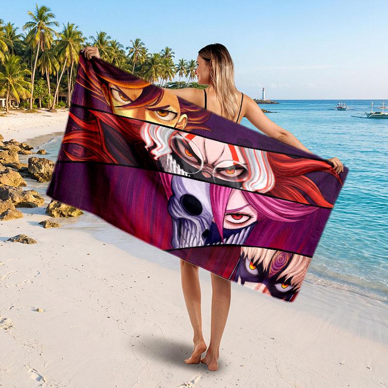 Large Beach TowelDandadan Soft Absorbent Towel Beach Bath Home Use