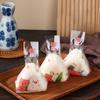 100 Buc Pungi Drăguțe de Ambalare pentru Onigiri Triunghiular cu Desene Animate, Pungă pentru Alge Marine, Formă pentru Sushi, Accesorii Sushi Bento, Pungă pentru Onigiri cu Alge Marine, Pungă pentru Sushi