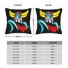 Grendizer Goldorak Pillowcase Soft Polyester Cushion Cover Decor Mazinger Z Anime Robot Throw Pillow Case Cover Home 45*45Cm