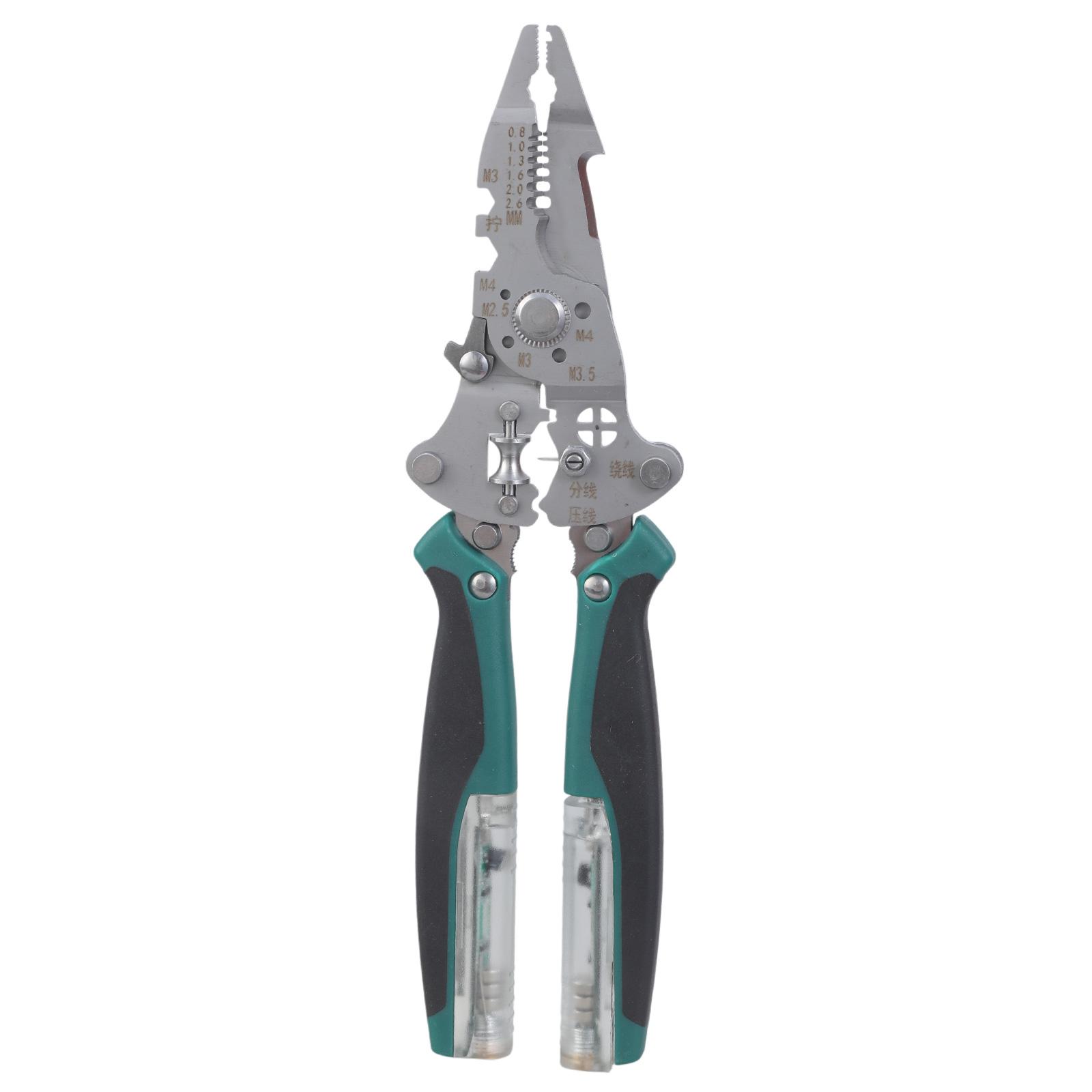 

Многофункциональный складной стриппер для проводов, кусачки для кабеля со встроенным тестером напряжения для электриков и энтузиастов-самоделкиных