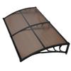 Awnings for Door Entrance, 38 X 78 In, Exterior Front Door Window Awnings with Drainage & Metal Bracket, Rain Snow Sun Protection, Overhang