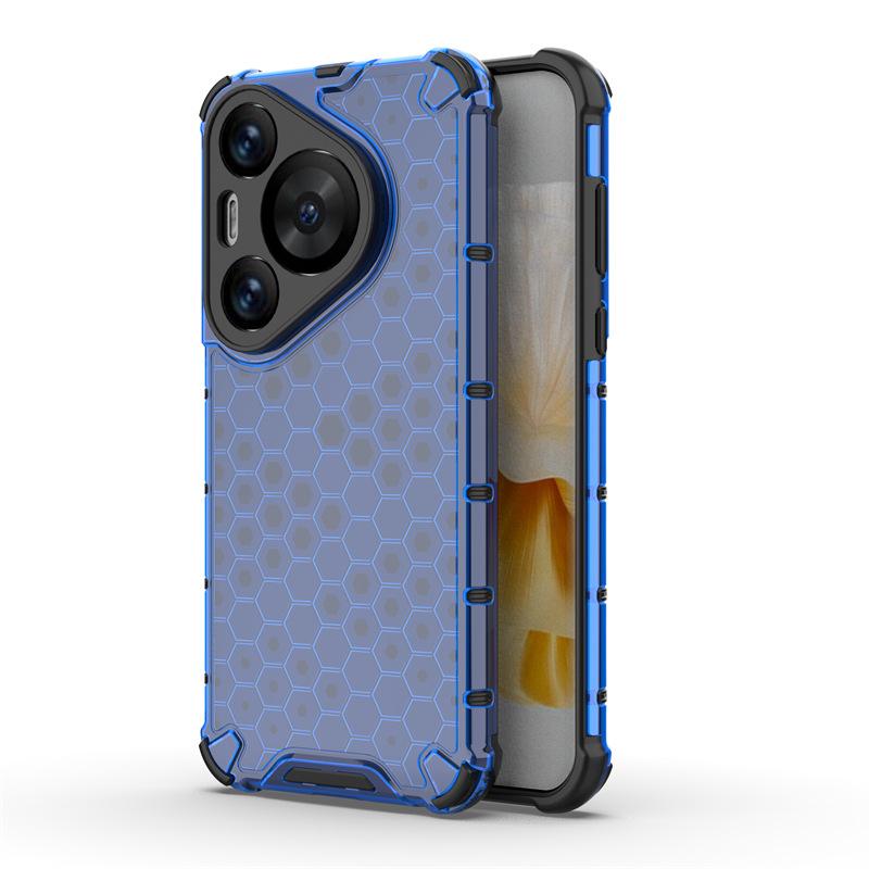 Applicable to Huawei Pura70Pro Honeycomb mobile phone case P60Pro all-inclusive P50Pro transparent P40 anti-drop protective case
