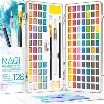 Watercolor Watercolor Paints Set of 128 Colors Paints In Cubes
