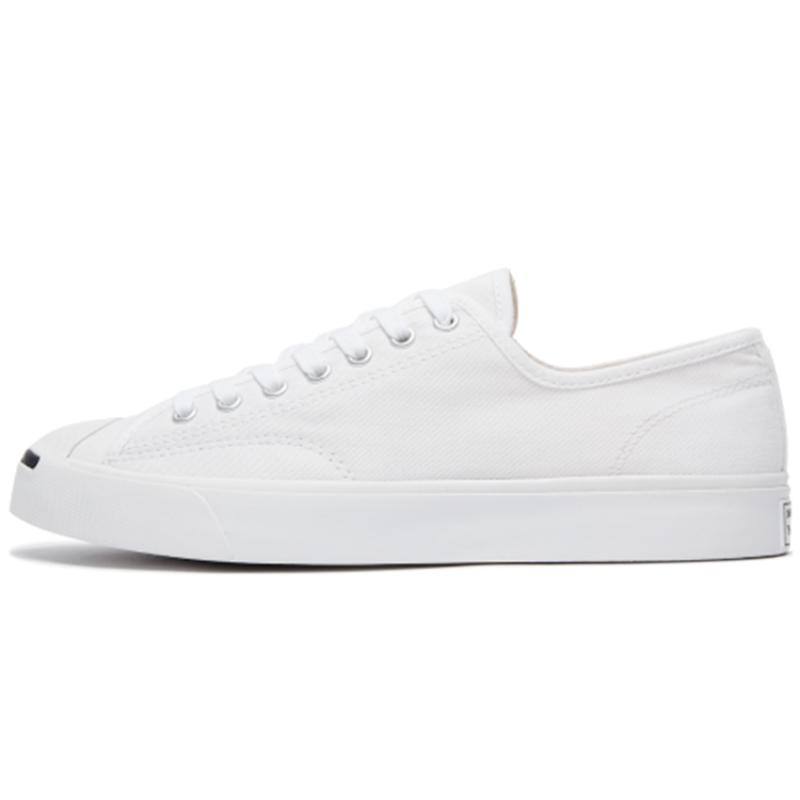 

Converse Jack Purcell Open Smile Classic Simple Low-top Canvas Shoes Unisex White 35