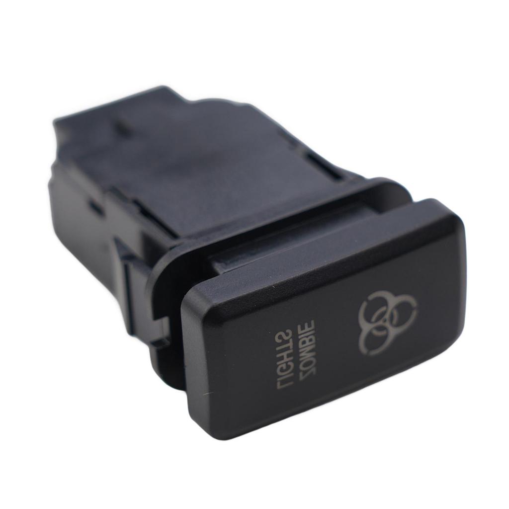 Kit Push Switch ON-OFF Heavy Duty ABS Plastic Single Pole 39x21mm For Toyota 12V
