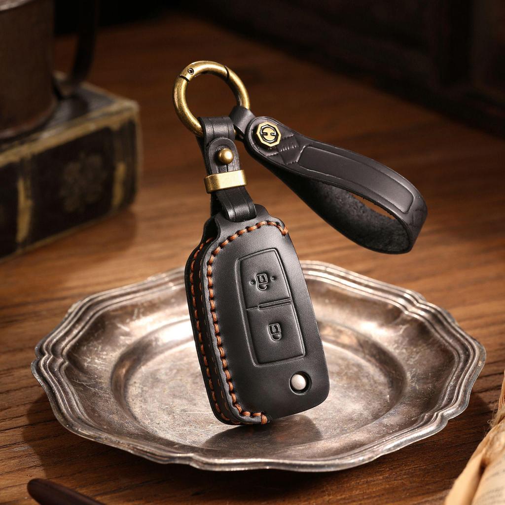 Nissan Genuine Leather Handmade Folding Key Cover