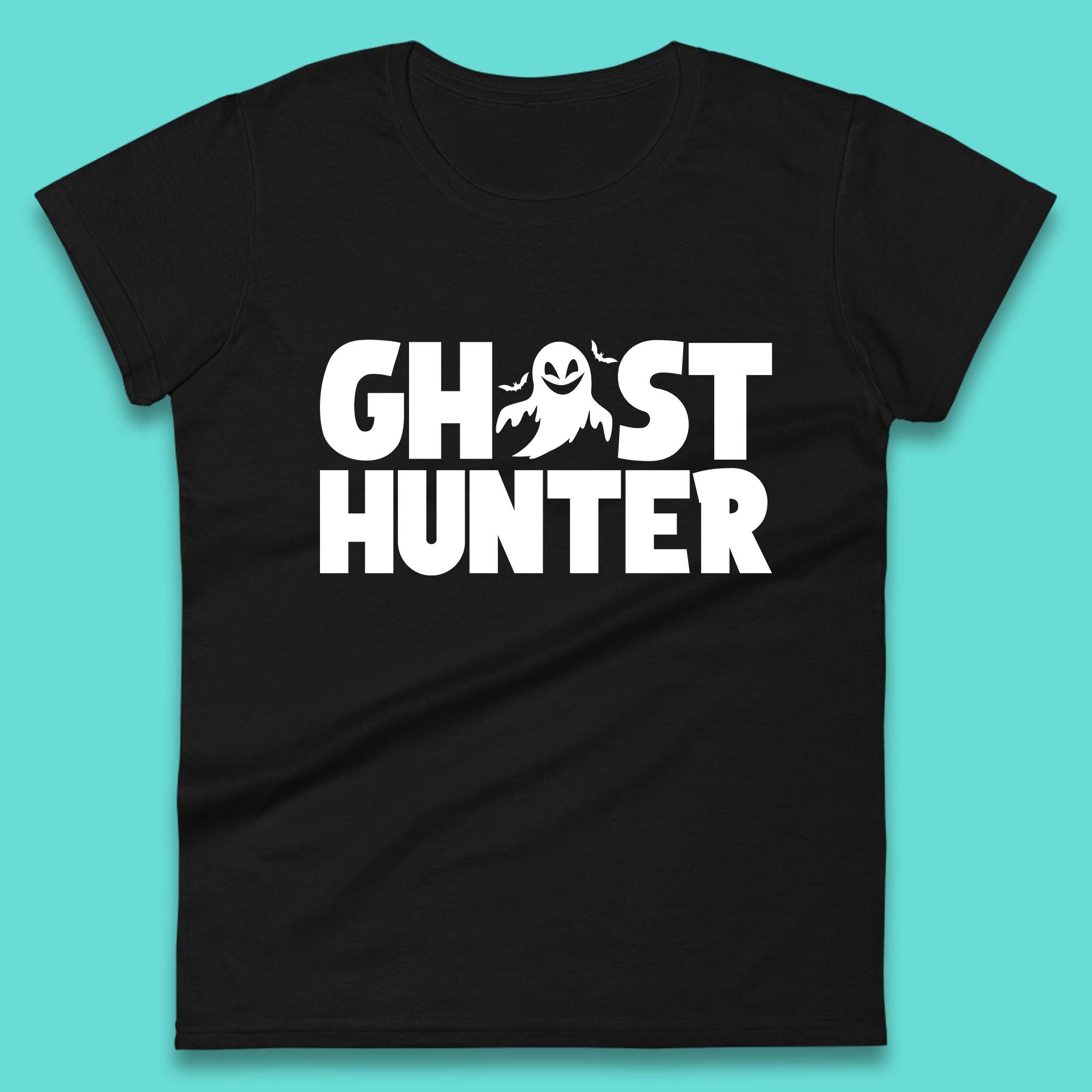 

Ghost Hunter Halloween Haunted Ghostbusters Paranormal Investigator Womens Tee T Shirt Mens Tops Unisex Top 2XL
