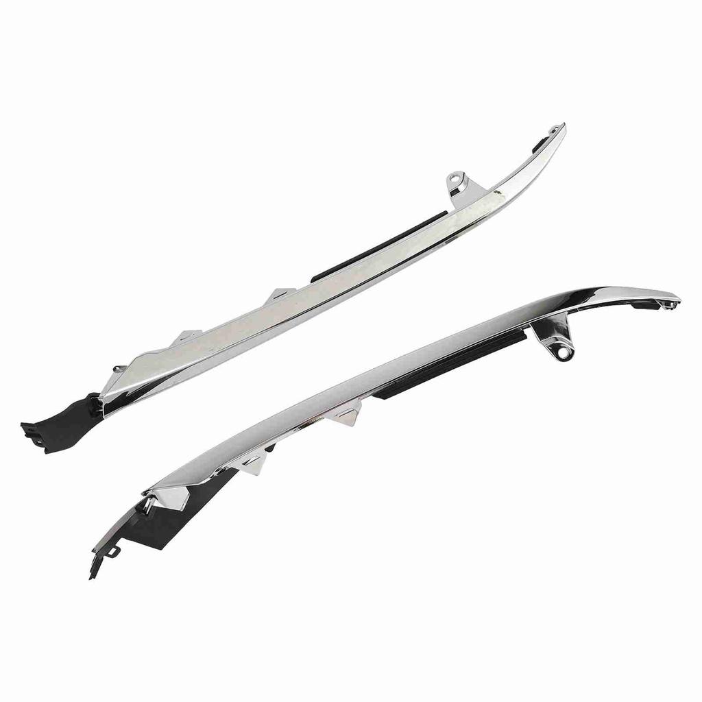 2PCS Front Bumper Grille Molding Trim Stylish 71167TVAA01 Headlight Trim for Accord 2018 to 2021