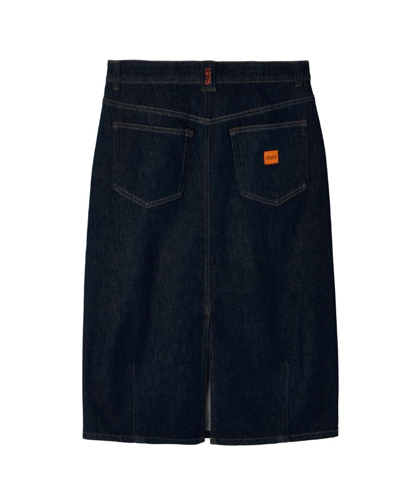 BROMPTON LONDON W Denim Skirt - Indigo (P261Wsk460)