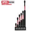 6 Pieces Phillips Impact Screwdriver Bits Set 25mm-150mm Mixed Sizes Magnetic Anti-impact Slip-resistant Bits for Automotive DIY