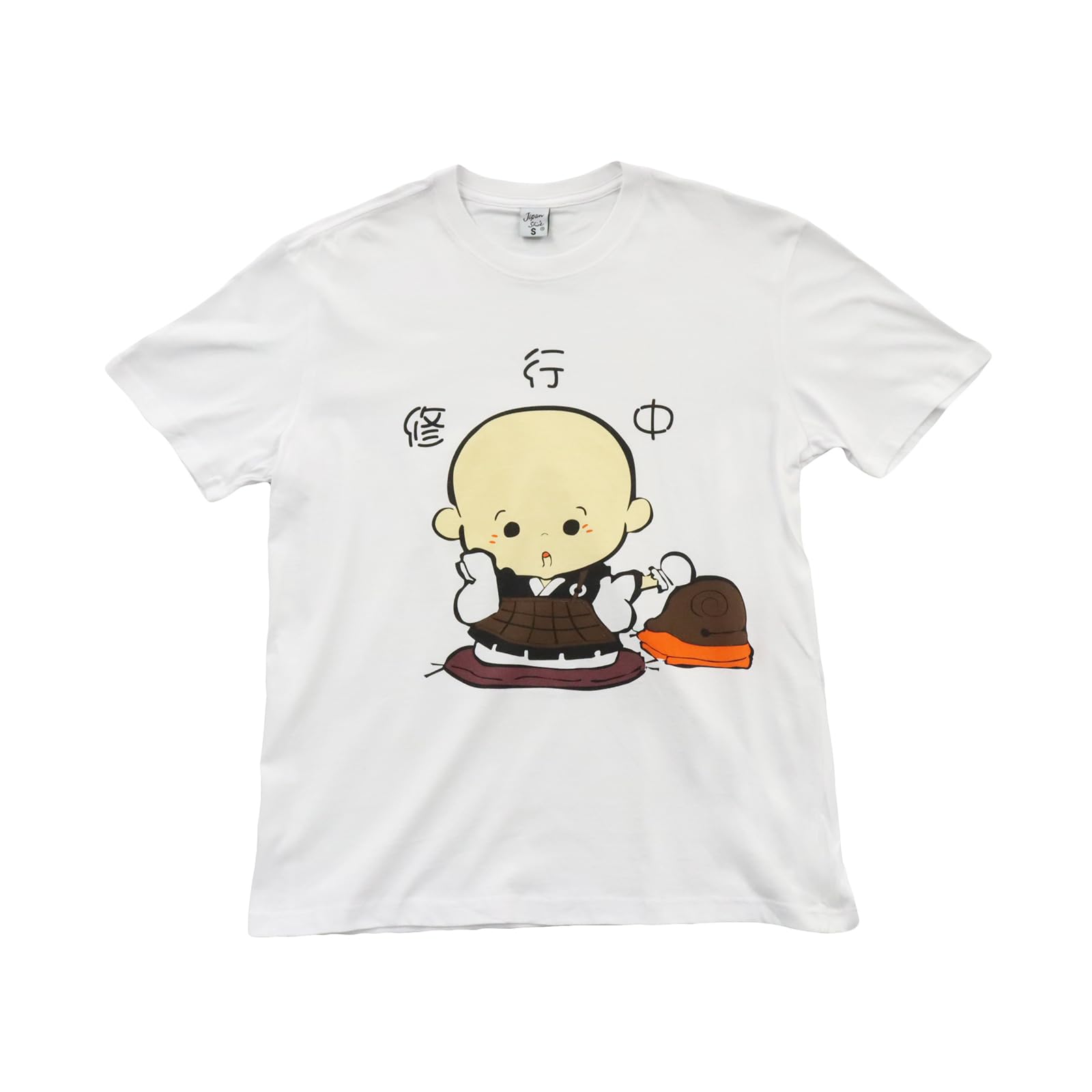 Japanese Souvenir Little 12 years old White Shin-ei [T-shirt Monk] (140cm)