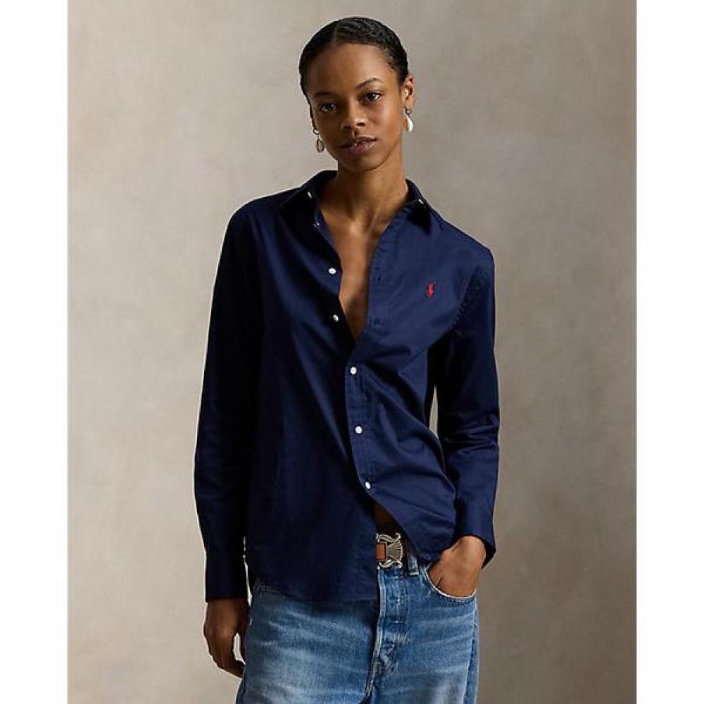 Polo Ralph Lauren Women Classic Fit Cotton Twill Shirt  Wmposhtndo21055410 XS